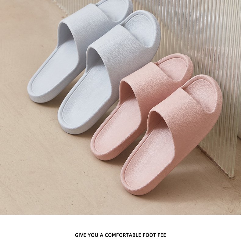 EVA Men Sandals Flip Flops Man Slippers Solid Color Simple Non-slip Soft Sole Comfortable Shower Slippers Outdoor Couple Shoes