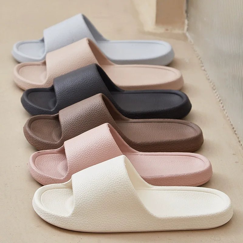 Solid Color  Non-slip Soft Sole Slippers