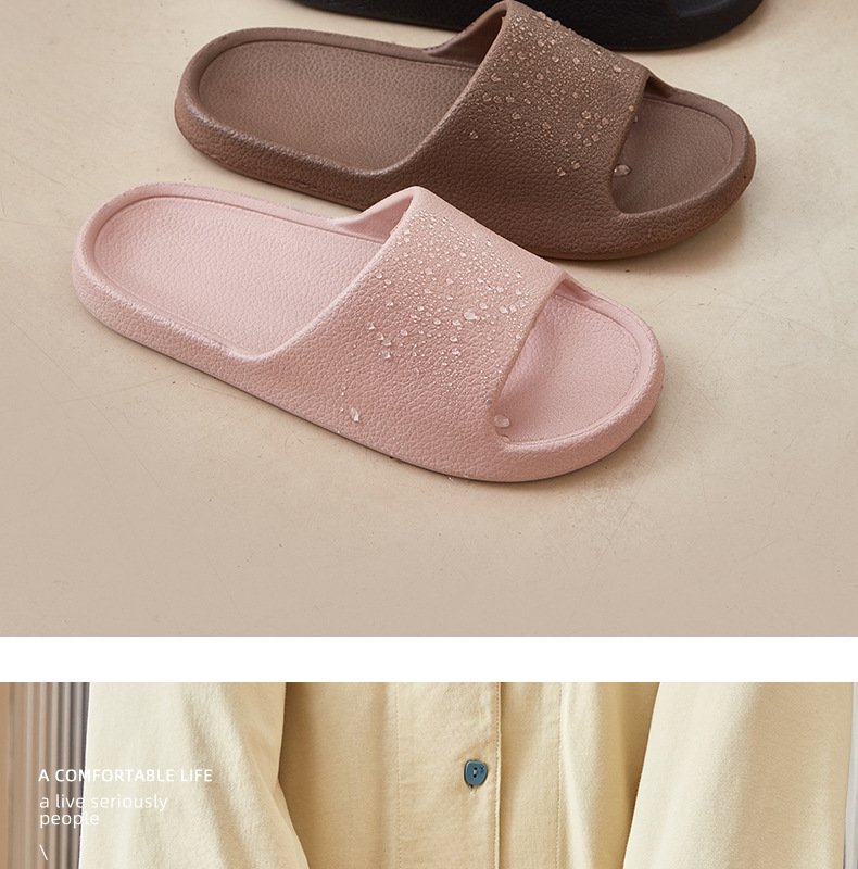 EVA Men Sandals Flip Flops Man Slippers Solid Color Simple Non-slip Soft Sole Comfortable Shower Slippers Outdoor Couple Shoes