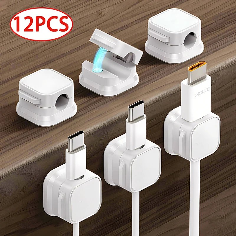 Magnetic Cable Holder  for Home Office Management