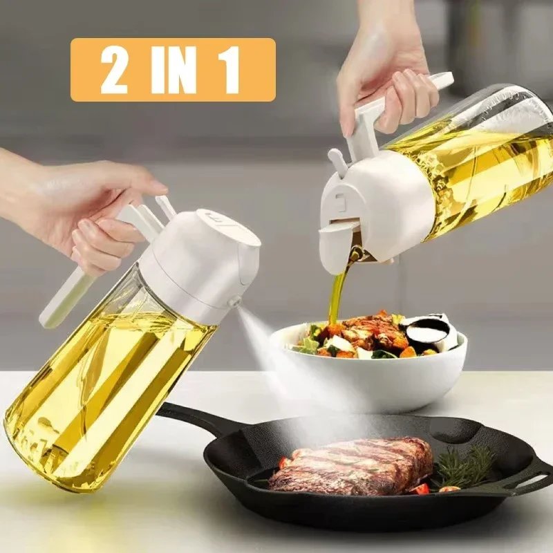 2in1 500ml Plastic Cooking Oil  Dispenser Bottle