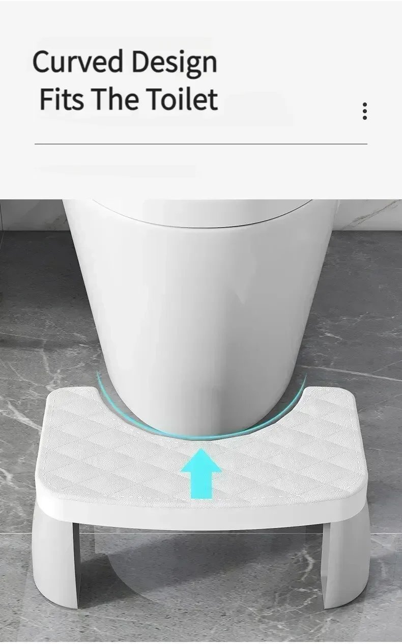 1PC Waterproof Squatty Potty Toilet Stool Toilet Foot Stool Squat Stool For Pregnant Woman Children Adult Old People