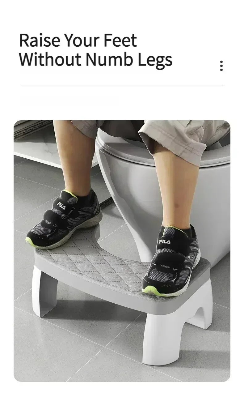 1PC Waterproof Squatty Potty Toilet Stool Toilet Foot Stool Squat Stool For Pregnant Woman Children Adult Old People