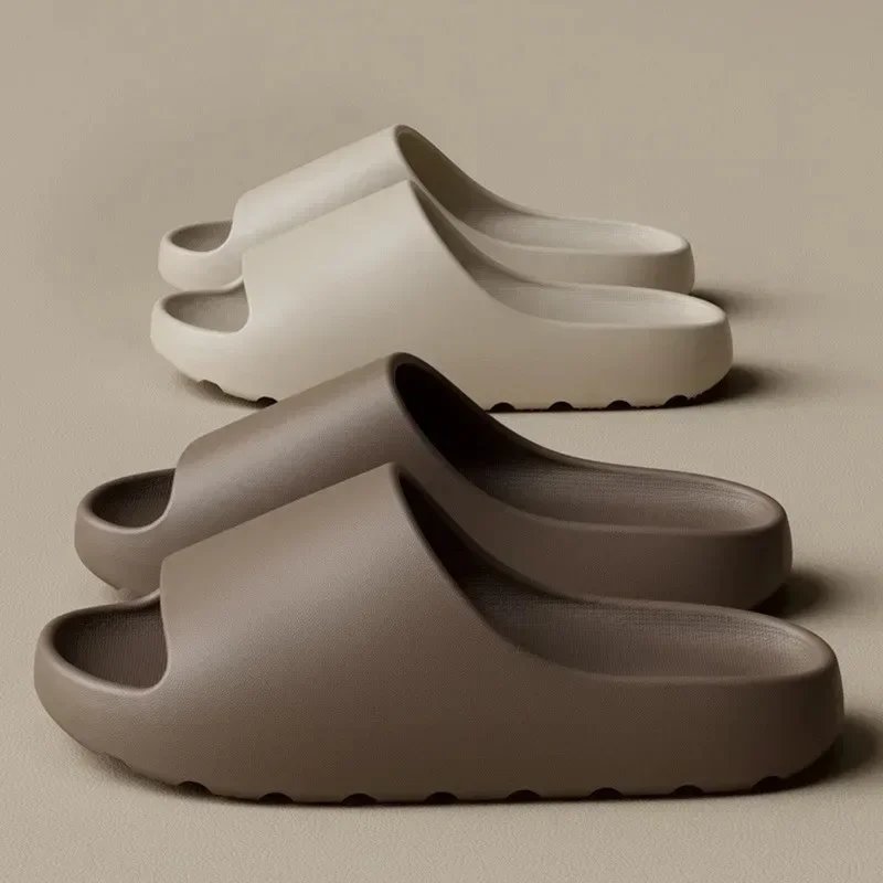 Men's Slippers Cloud Thick-soled Sandals Summer Fashion Soft Bottom Beach Men Slippers Women's Sandals EVA Slides Beach Sandals