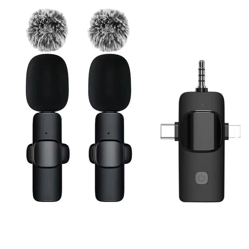 Basix Wireless Lavalier Microphone Audio Recording Mini Replaceable Windproof Wool Microphone for iPhone16 Shoot vlog YouTube Basix Wireless Lavalier Microphone Audio Recording Mini Replaceable Windproof Wool Microphone for iPhone16 Shoot vlog YouTube