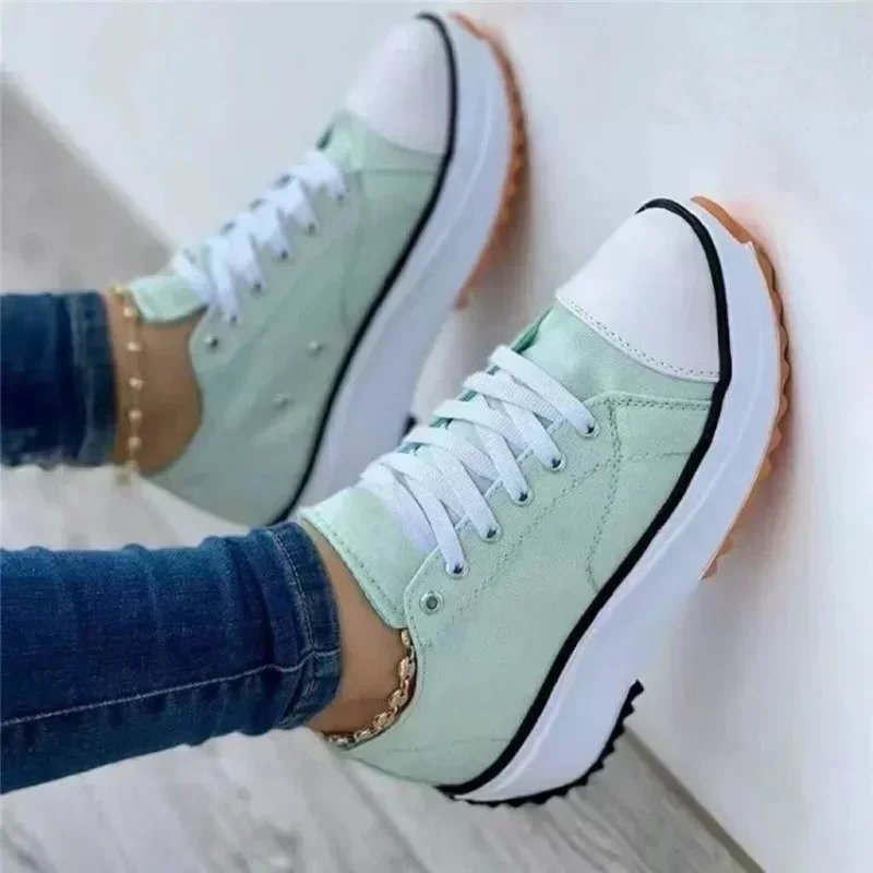 Casual Cross Lace Up Women's Shoes