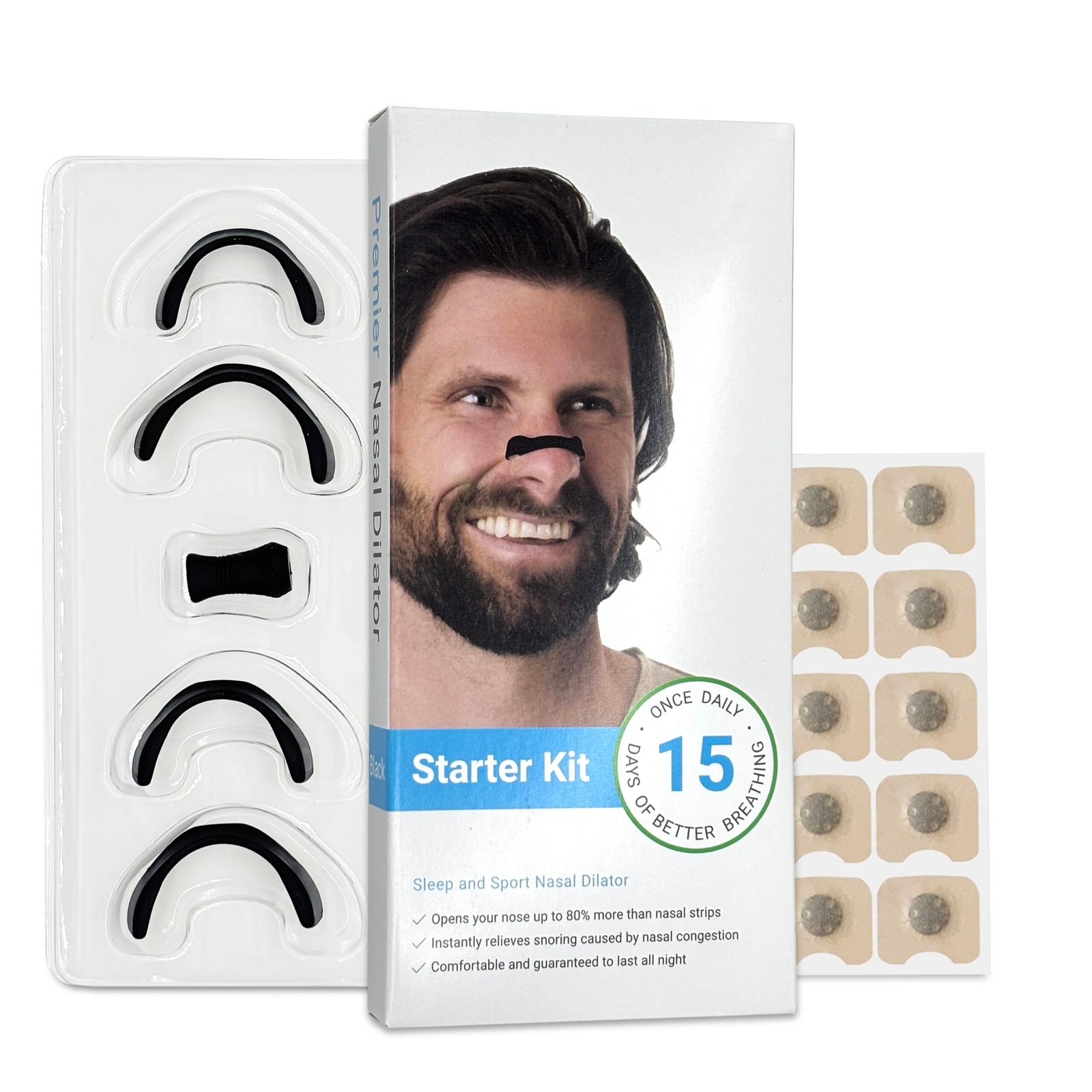 15Pairs Magnetic Nasal Breathing Dilators
