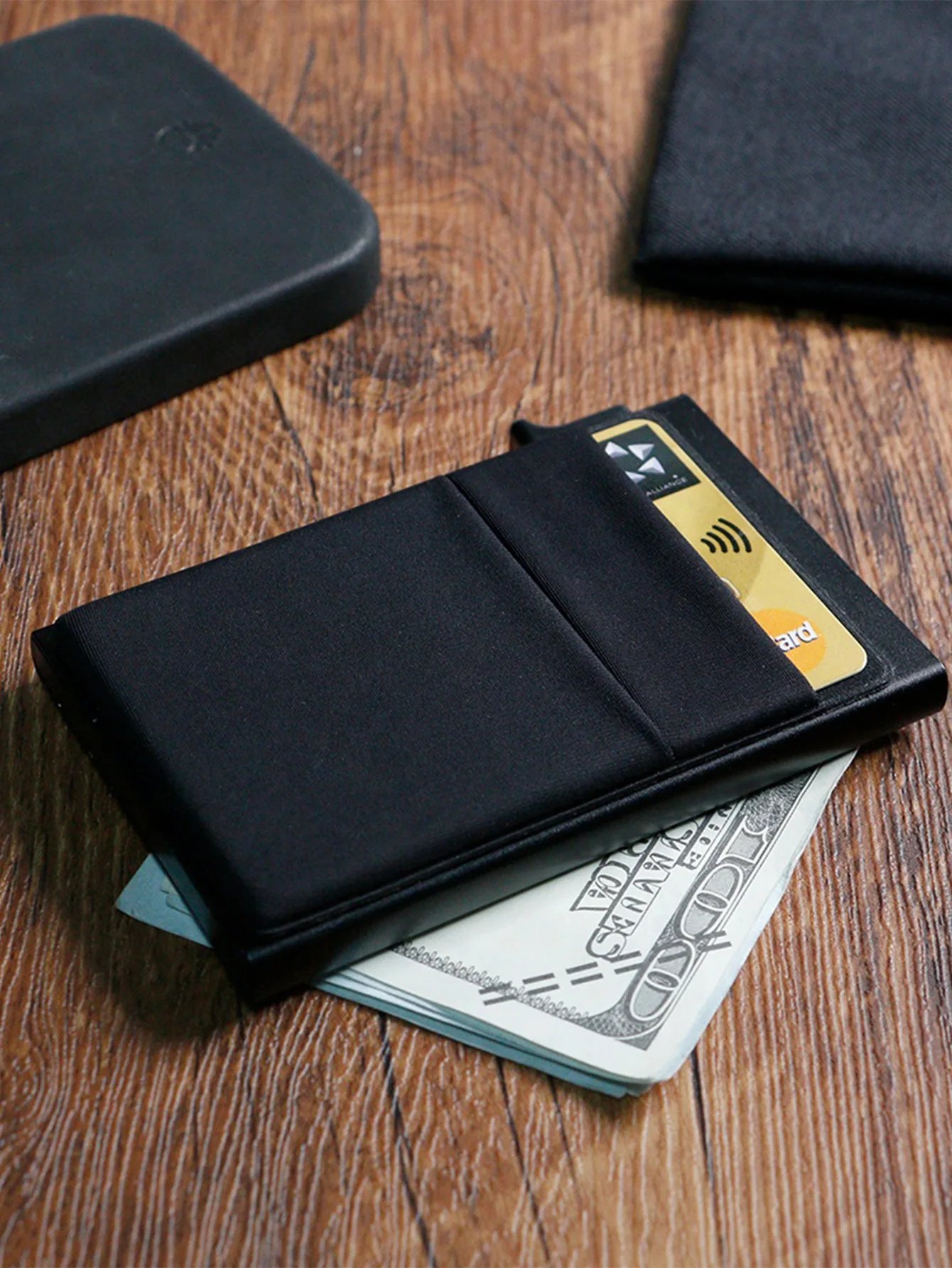 Rfid Credit Card Holder Men Thin Slim Mini Minimalist Wallets Luxury Metal Bank ID Cardholer Case Wallet for Men Carteras Choice