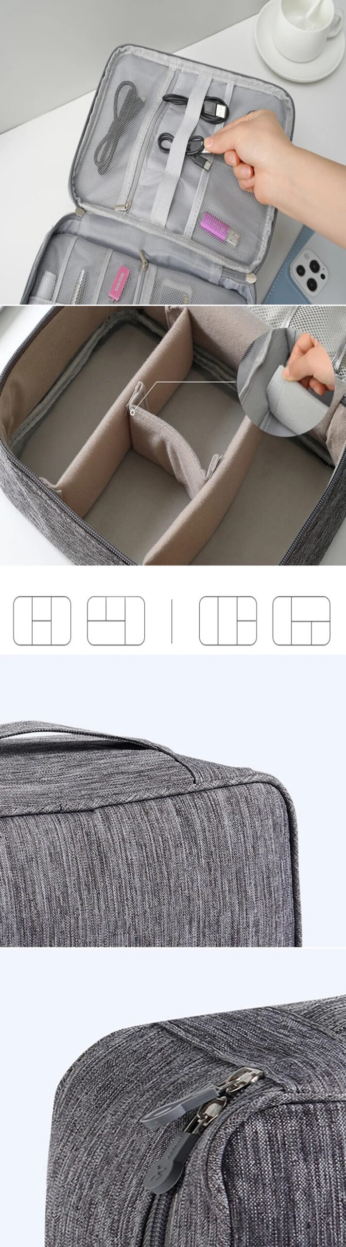 Travel Cable storage bag Portable waterproof Digital electronic storage bag USB data cable charger plug storage cable storagebag Travel Cable storage bag Portable waterproof Digital electronic storage bag USB data cable charger plug storage cable storagebag