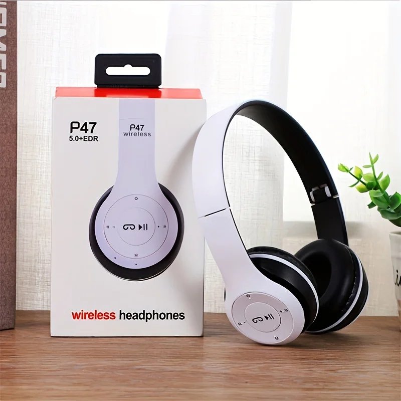 P47 Bluetooth 5.0 Wireless Foldable Headphone