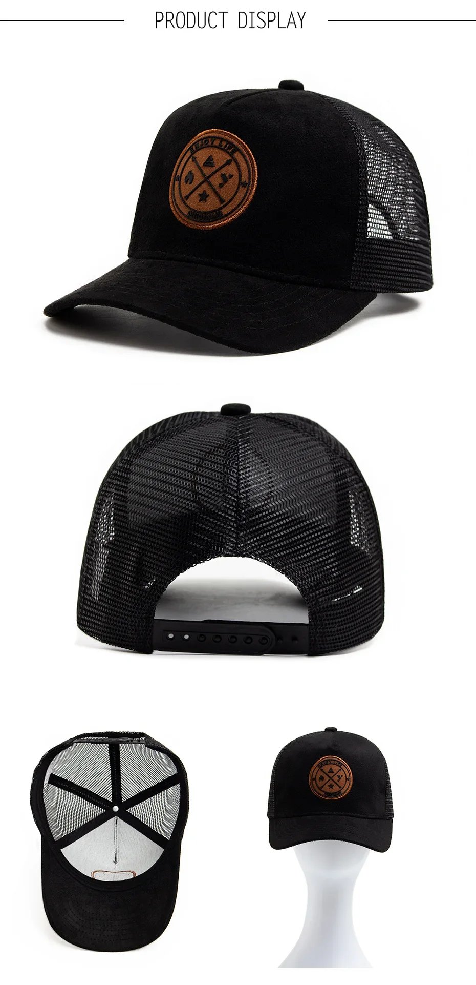 Summer Mesh Baseball Cap Women Men Snapback Hat Casual Breathable Letter Icon Unisex Hip Hop Trucker Caps Outdoor Sports Dad Hat