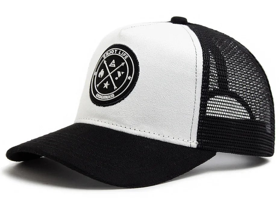 Summer Mesh Baseball Cap Women Men Snapback Hat Casual Breathable Letter Icon Unisex Hip Hop Trucker Caps Outdoor Sports Dad Hat