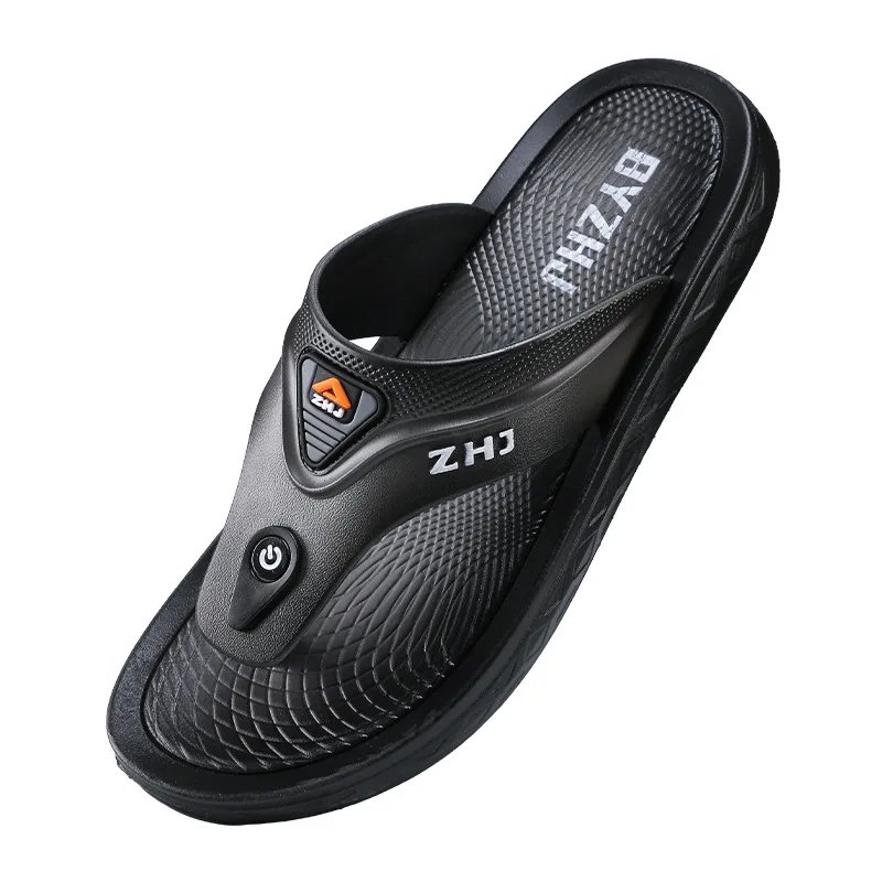 House Beach Walk Around Home Flip Flops Platform Outdoor Indoor Sandals Man Slippers for Men Comfort Shoes Clappers 2025 Fashion