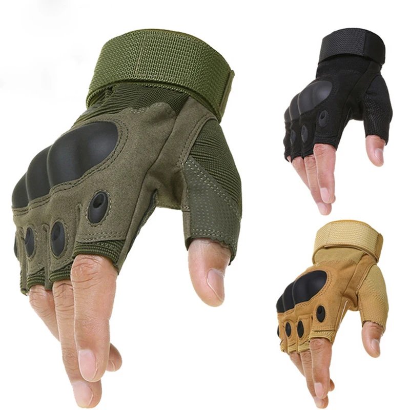 Tactical Knuckle Men's Half finger Gloves
