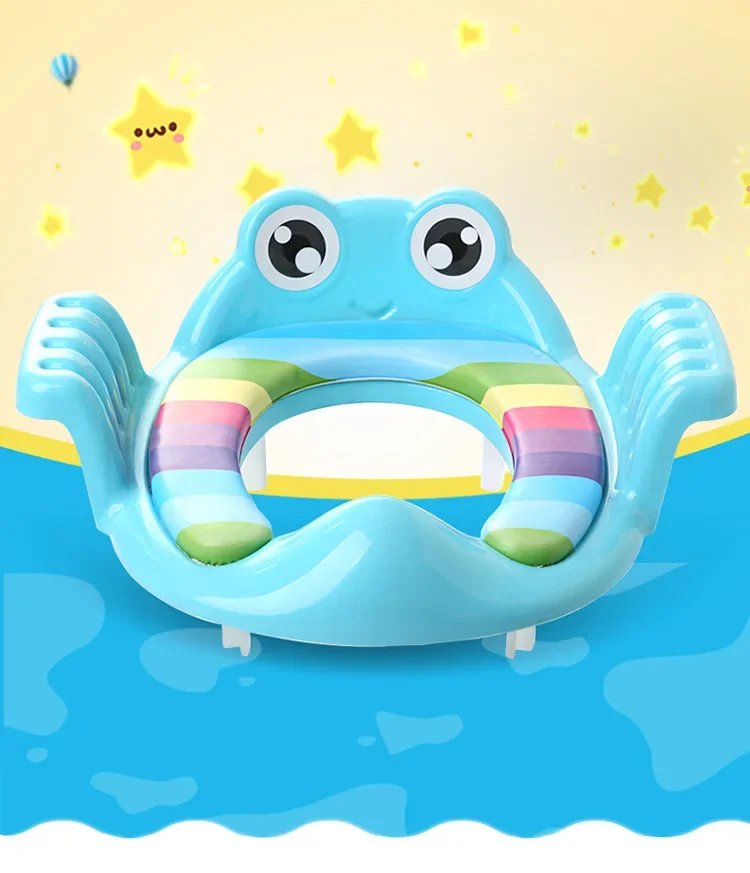 Baby Child Potty Toilet Trainer Seat Step Stool Ladder Adjustable Training Chair comfortable cartoon cute toilet seat for childr