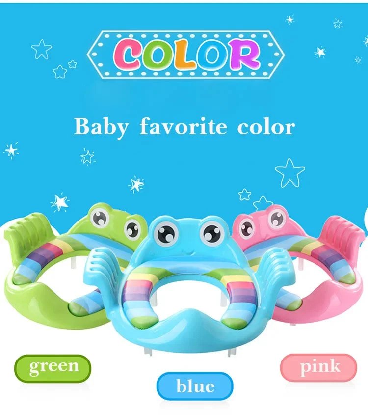 Baby Child Potty Toilet Trainer Seat Step Stool Ladder Adjustable Training Chair comfortable cartoon cute toilet seat for childr