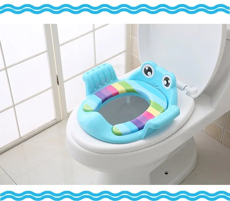 Baby Child Potty Toilet Trainer Seat Step Stool Ladder Adjustable Training Chair comfortable cartoon cute toilet seat for childr