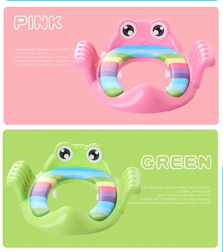 Baby Child Potty Toilet Trainer Seat Step Stool Ladder Adjustable Training Chair comfortable cartoon cute toilet seat for childr