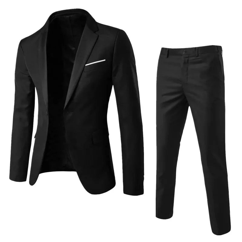 one button-black