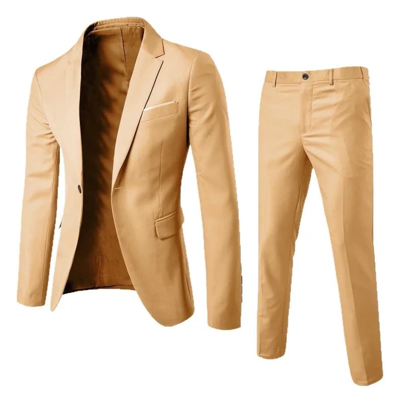 one button-khaki