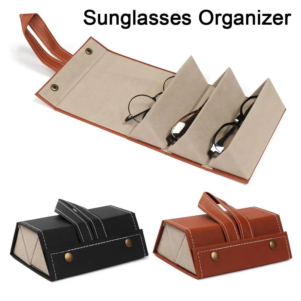 Multi-slot Portable Glasses Organizer 2/3/4/5/6 Multi-slot Eyeglasses Storage Display Travel Sunglasses Case Multi-slot Portable Glasses Organizer 2/3/4/5/6 Multi-slot Eyeglasses Storage Display Travel Sunglasses Case