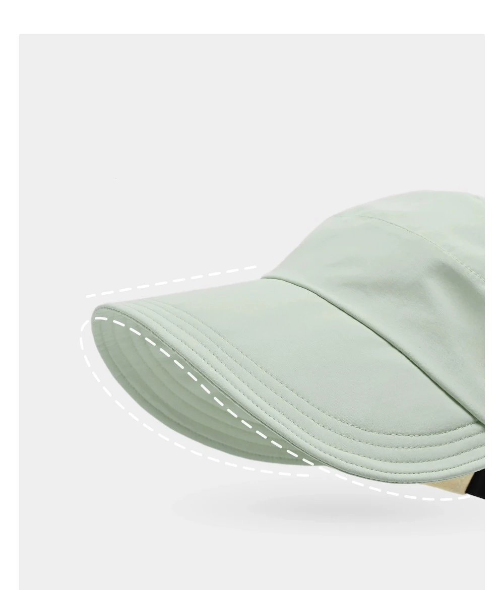 Quick Dry Hat Summer Empty Cap Women's Upgrade Can Hang Mask Outdoor Visor Thin Quick Dry Sunscreen Hat