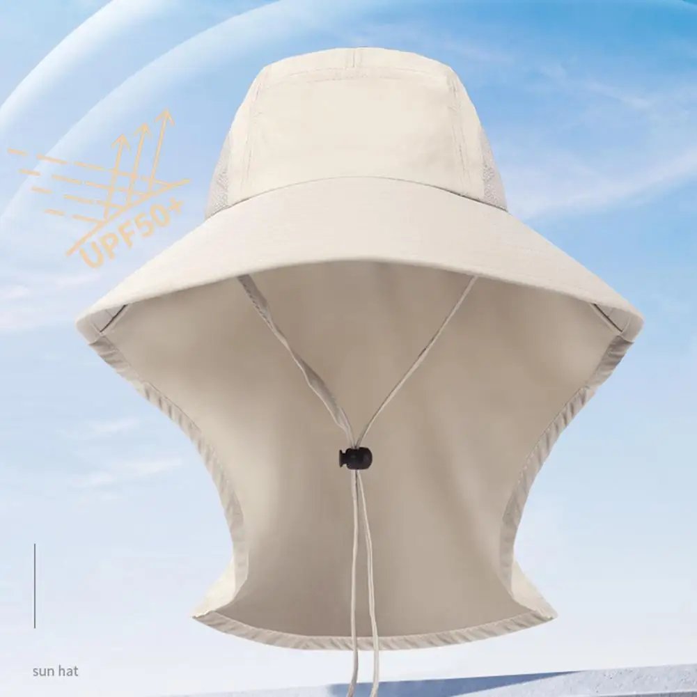 Wide Brim Sun Hat with Neck Flap for men women Adjustable Outdoor 50+UPF Protection Safari Cap Hiking Fishing Hat Wide Brim Sun Hat with Neck Flap for men women Adjustable Outdoor 50+UPF Protection Safari Cap Hiking Fishing Hat
