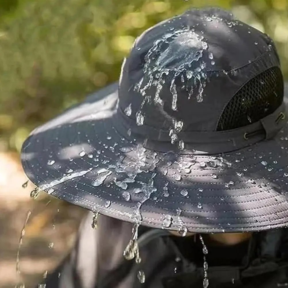 Wide Brim Sun Hat with Neck Flap for men women Adjustable Outdoor 50+UPF Protection Safari Cap Hiking Fishing Hat Wide Brim Sun Hat with Neck Flap for men women Adjustable Outdoor 50+UPF Protection Safari Cap Hiking Fishing Hat