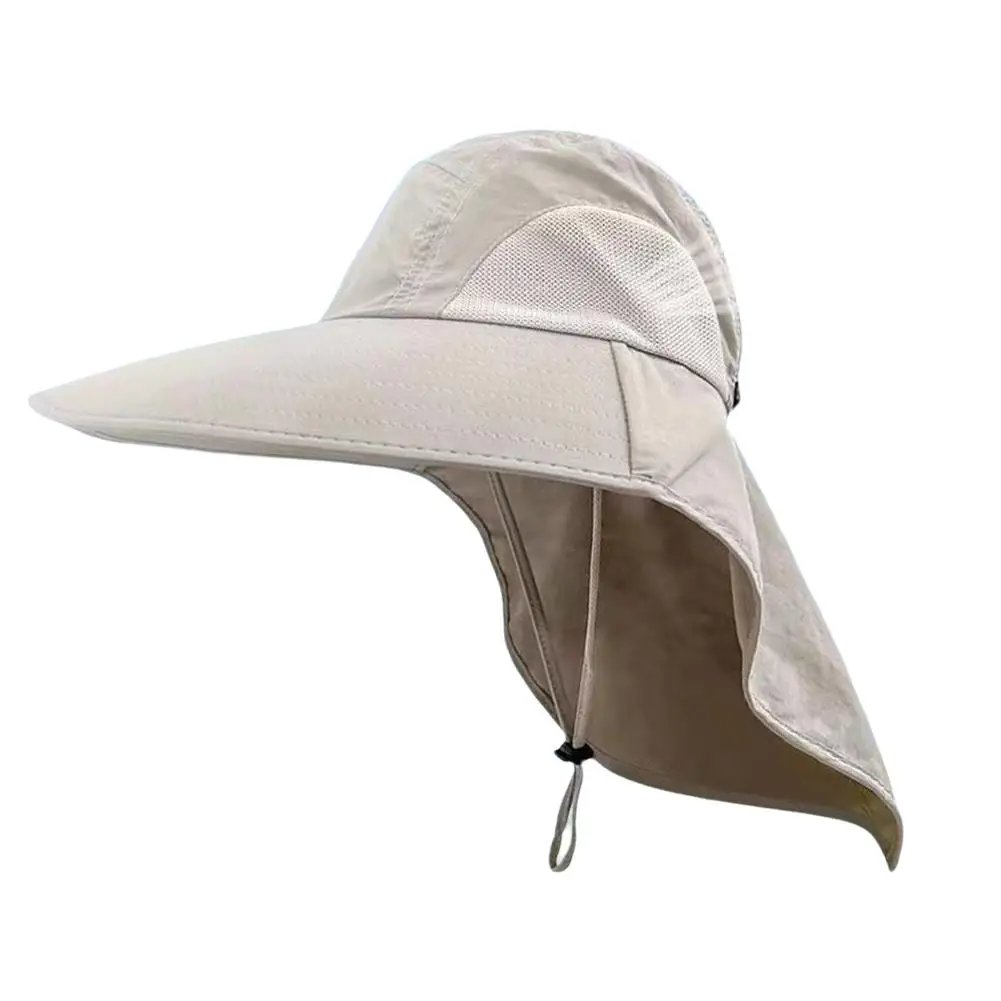 Wide Brim Sun Hat with Neck Flap for men women Adjustable Outdoor 50+UPF Protection Safari Cap Hiking Fishing Hat Wide Brim Sun Hat with Neck Flap for men women Adjustable Outdoor 50+UPF Protection Safari Cap Hiking Fishing Hat
