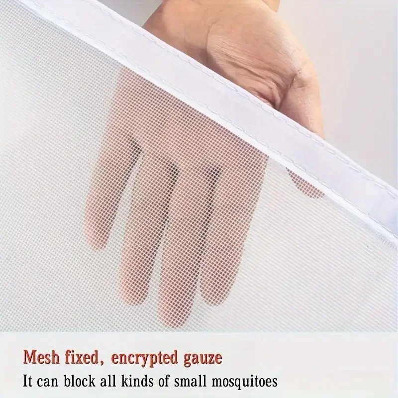 Summer mosquito proof door and window screens, available in various sizes (white)