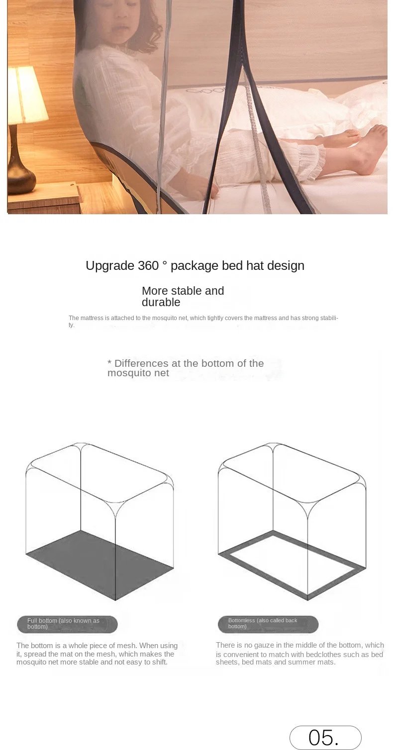 New Mosquito Net, No Installation Required, No Bracket, Integrated Summer Mosquito Net, Room Decoration, Room Decoration, Cheap New Mosquito Net, No Installation Required, No Bracket, Integrated Summer Mosquito Net, Room Decoration, Room Decoration, Cheap