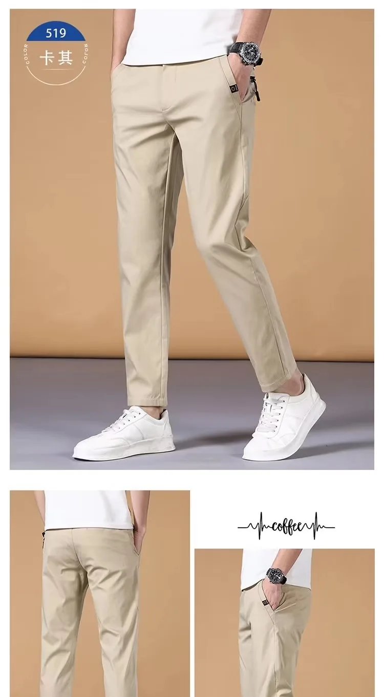 Fashion Men's Pants Summer Suit Pants Casual Korean Men's Pants Joggers Men Streetwear Casual Sports Pants