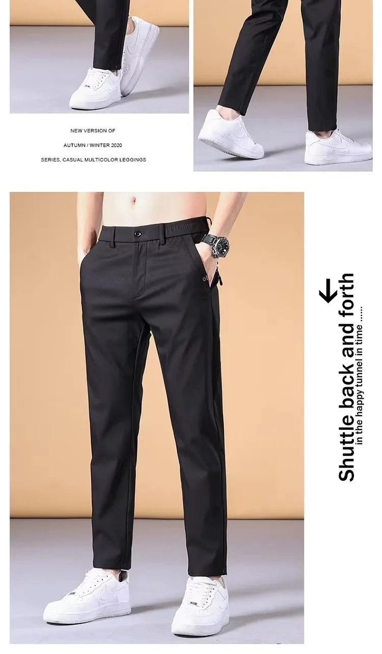 Fashion Men's Pants Summer Suit Pants Casual Korean Men's Pants Joggers Men Streetwear Casual Sports Pants