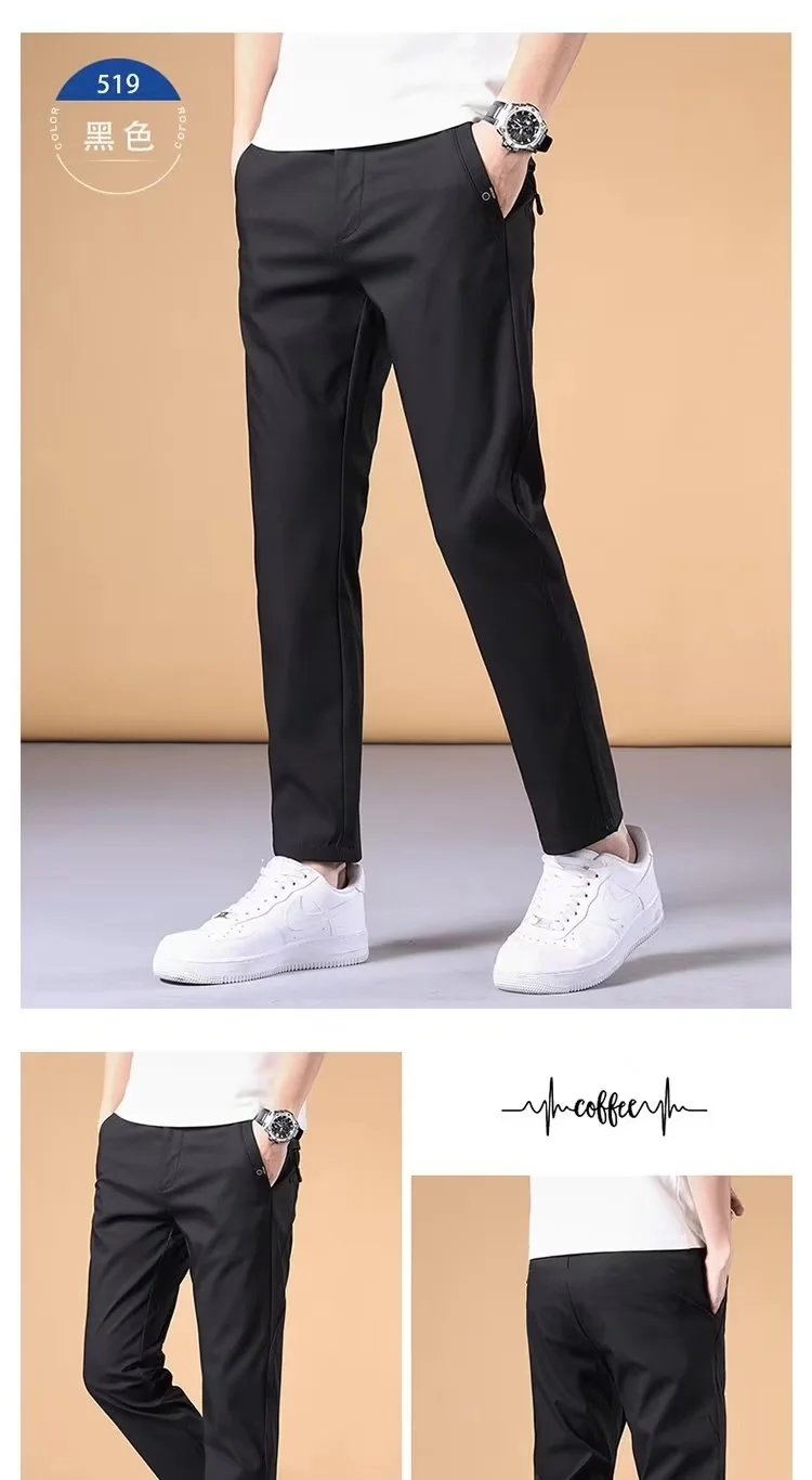 Fashion Men's Pants Summer Suit Pants Casual Korean Men's Pants Joggers Men Streetwear Casual Sports Pants