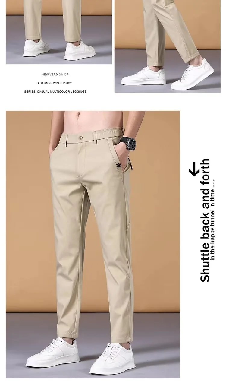 Fashion Men's Pants Summer Suit Pants Casual Korean Men's Pants Joggers Men Streetwear Casual Sports Pants