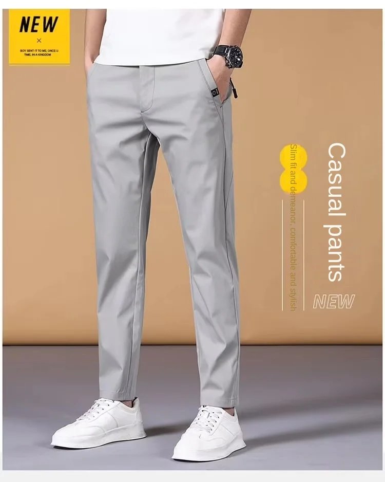 Fashion Men's Pants Summer Suit Pants Casual Korean Men's Pants Joggers Men Streetwear Casual Sports Pants
