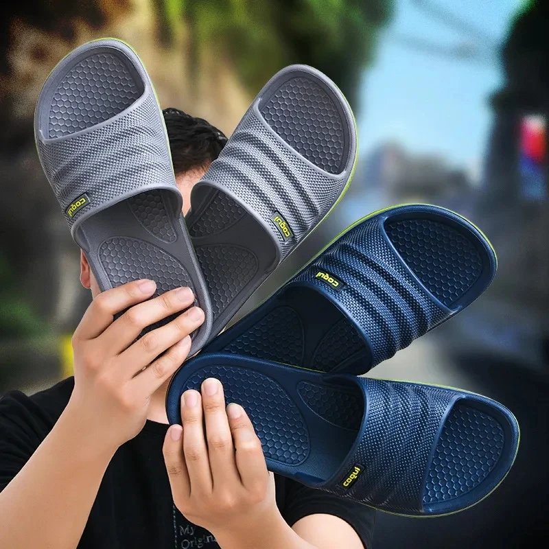 Men's Slippers EVA Non-slip Bathroom Slippers Soft Comfortable Home Summer Slippers Indoor Bathroom slippers