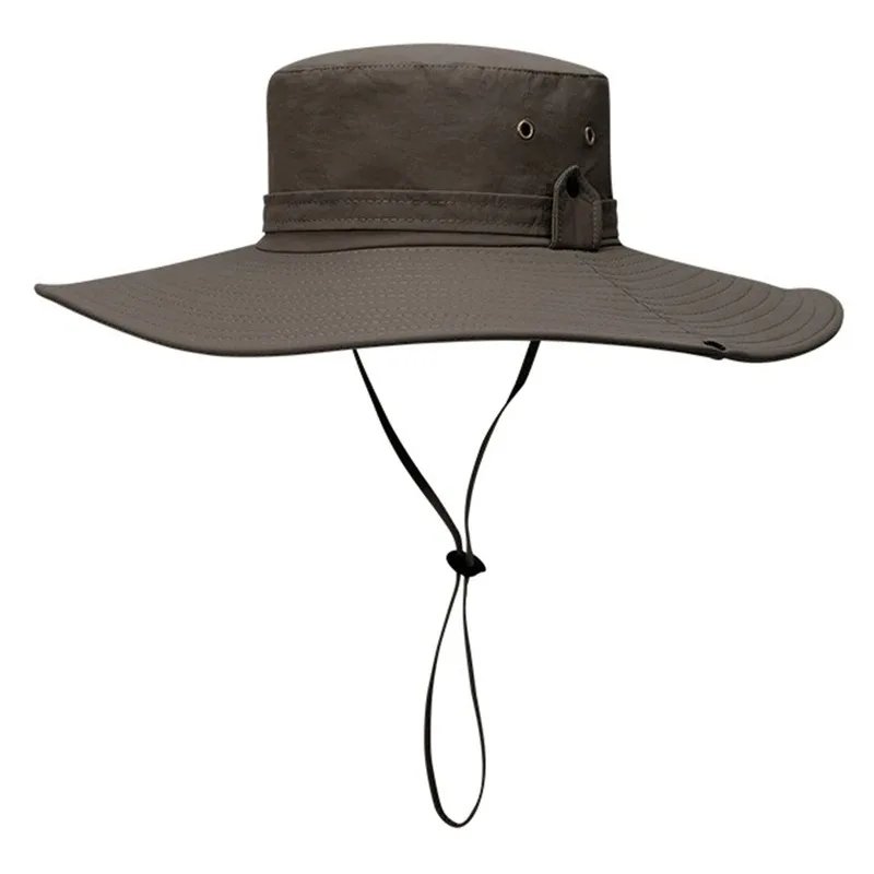 Summer mountaineering fishing hat, men's UV resistant fisherman hat, large eave outdoor work sun protection hat, sun visor hat