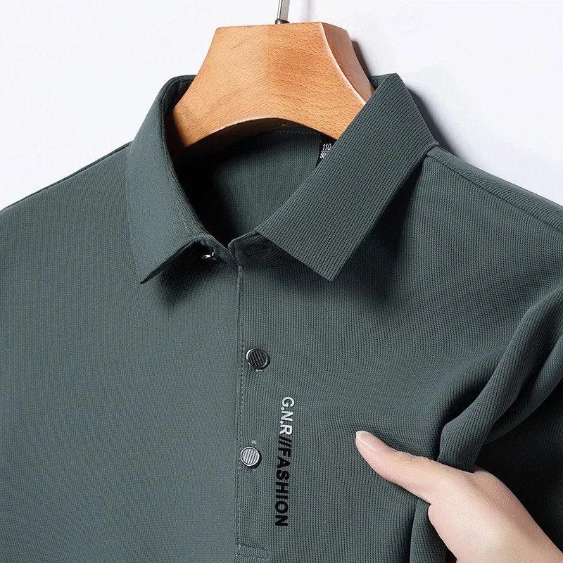 Men's Short Sleeve Solid Color Polo