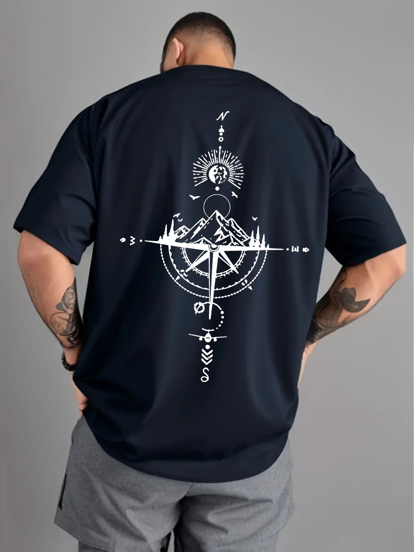 100% pure cotton round neck T-shirt