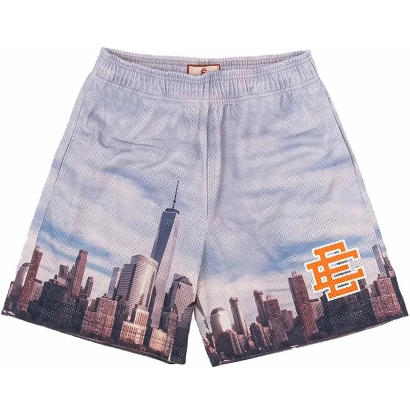 EE Eric Emanuel Men Beach Board Shorts fitness Training Workout Sport Short Pants Women Summer Gym Jogging Mesh Casual Shorts