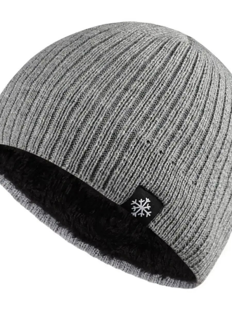 Autumn/Winter Fleece Thick Knitted Thermal Blend Hat