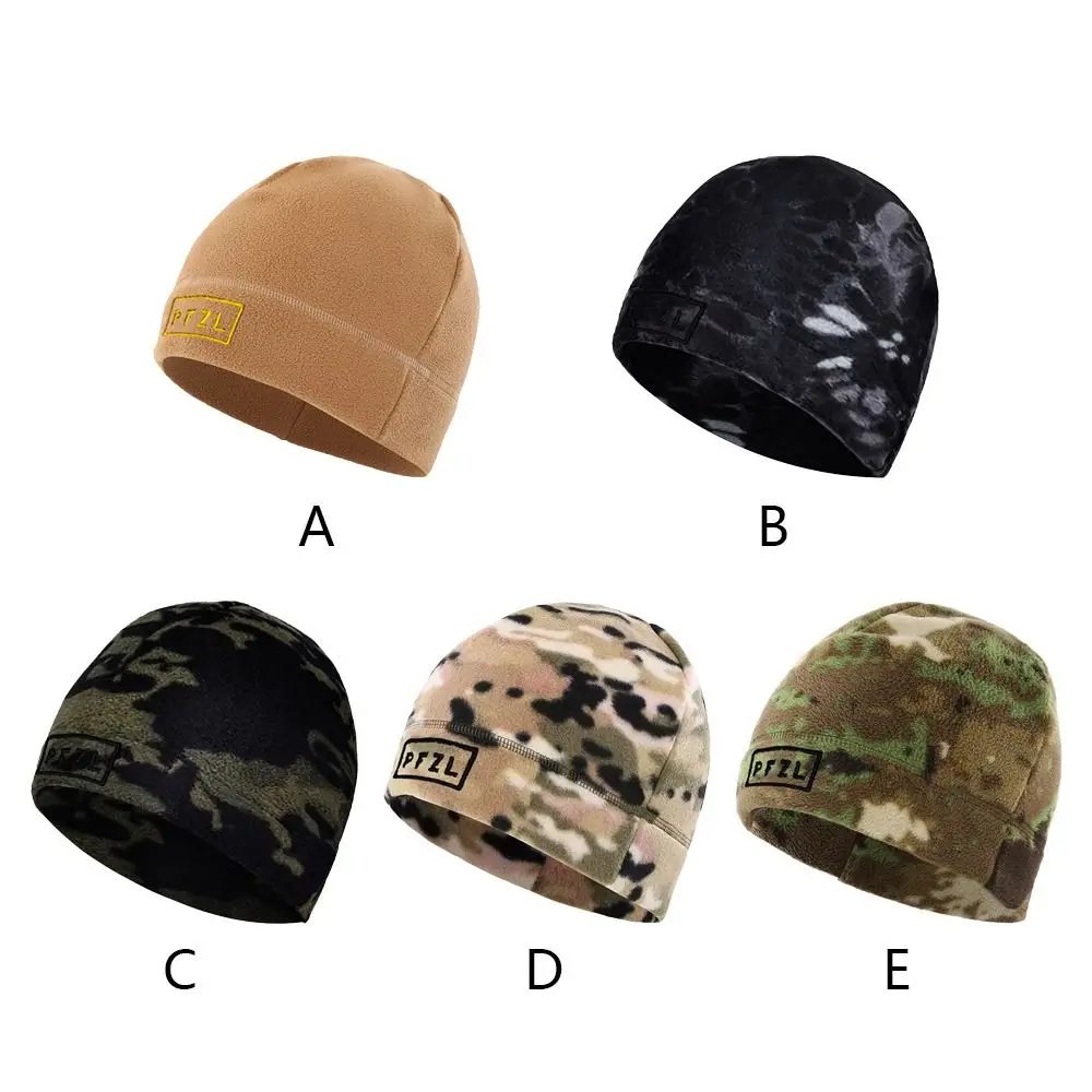 Unisex Warm Fleece Fabric Hats Classic Windproof Outdoor Hiking Accessories Fishing Cycling Hunting Men Caps