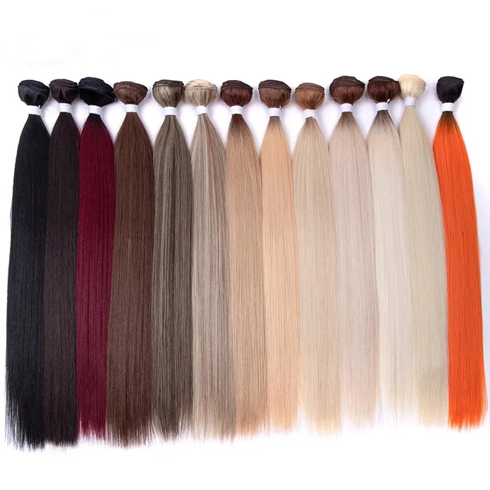 Synthetic Yaki Straight Hair Bundles