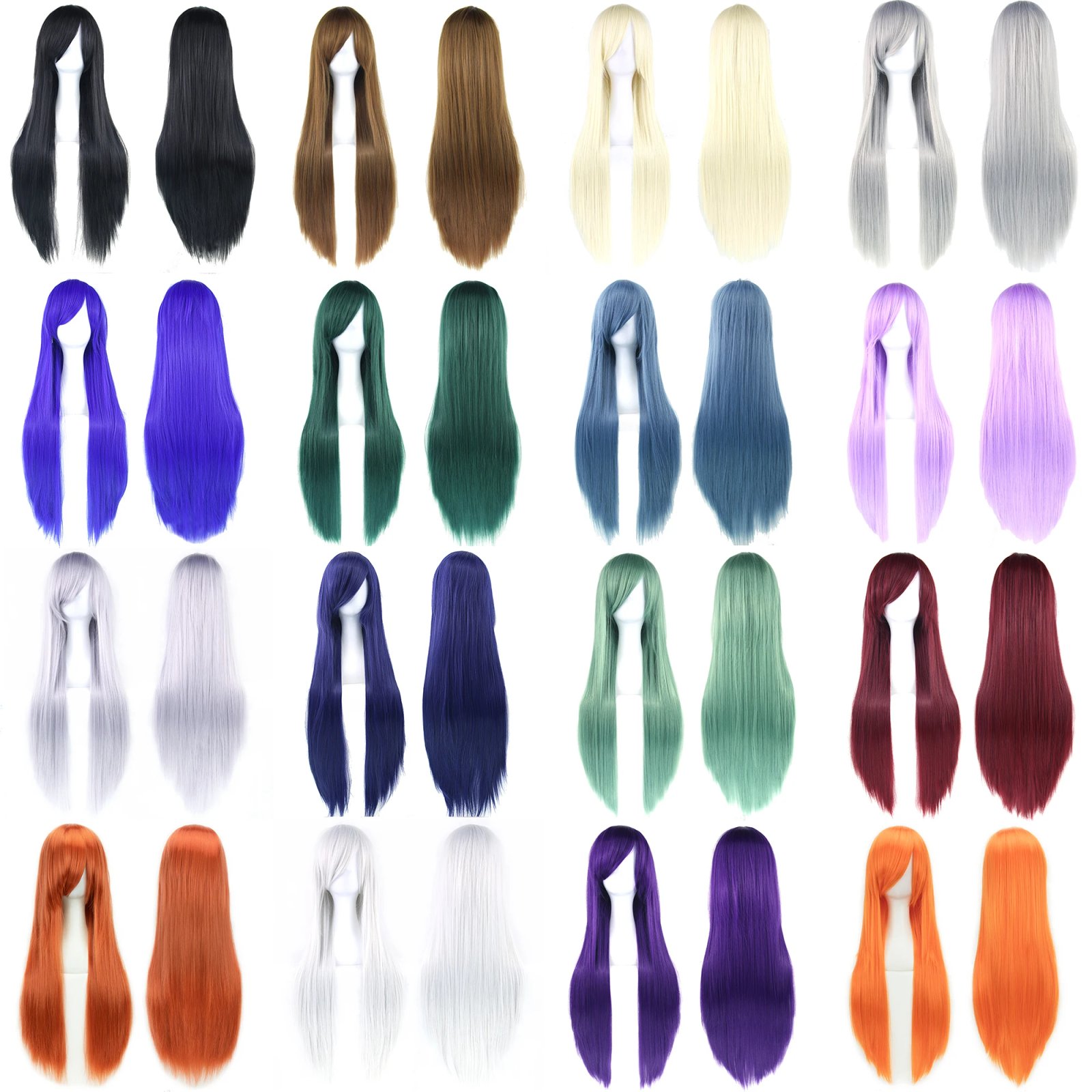 Soowee 80cm Long Synthetic Hair Wig
