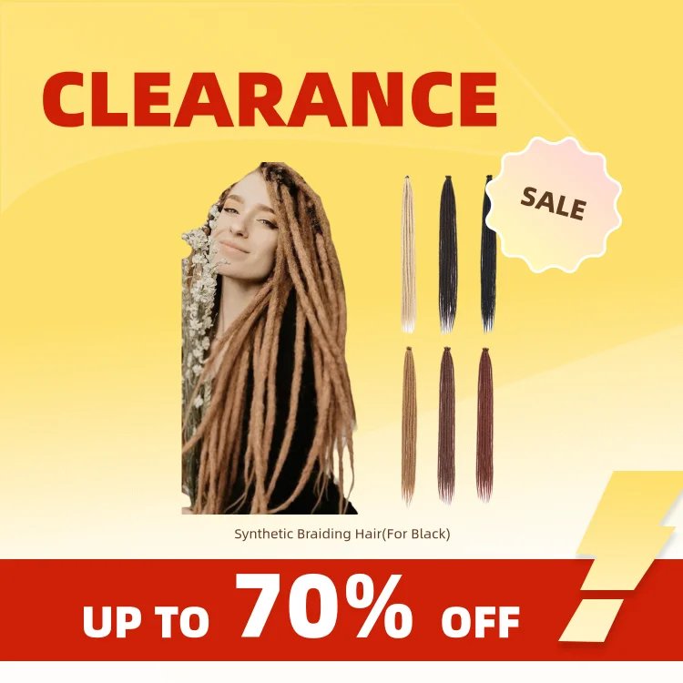 Ombre Synthetic Dreadlock Extensions Pack