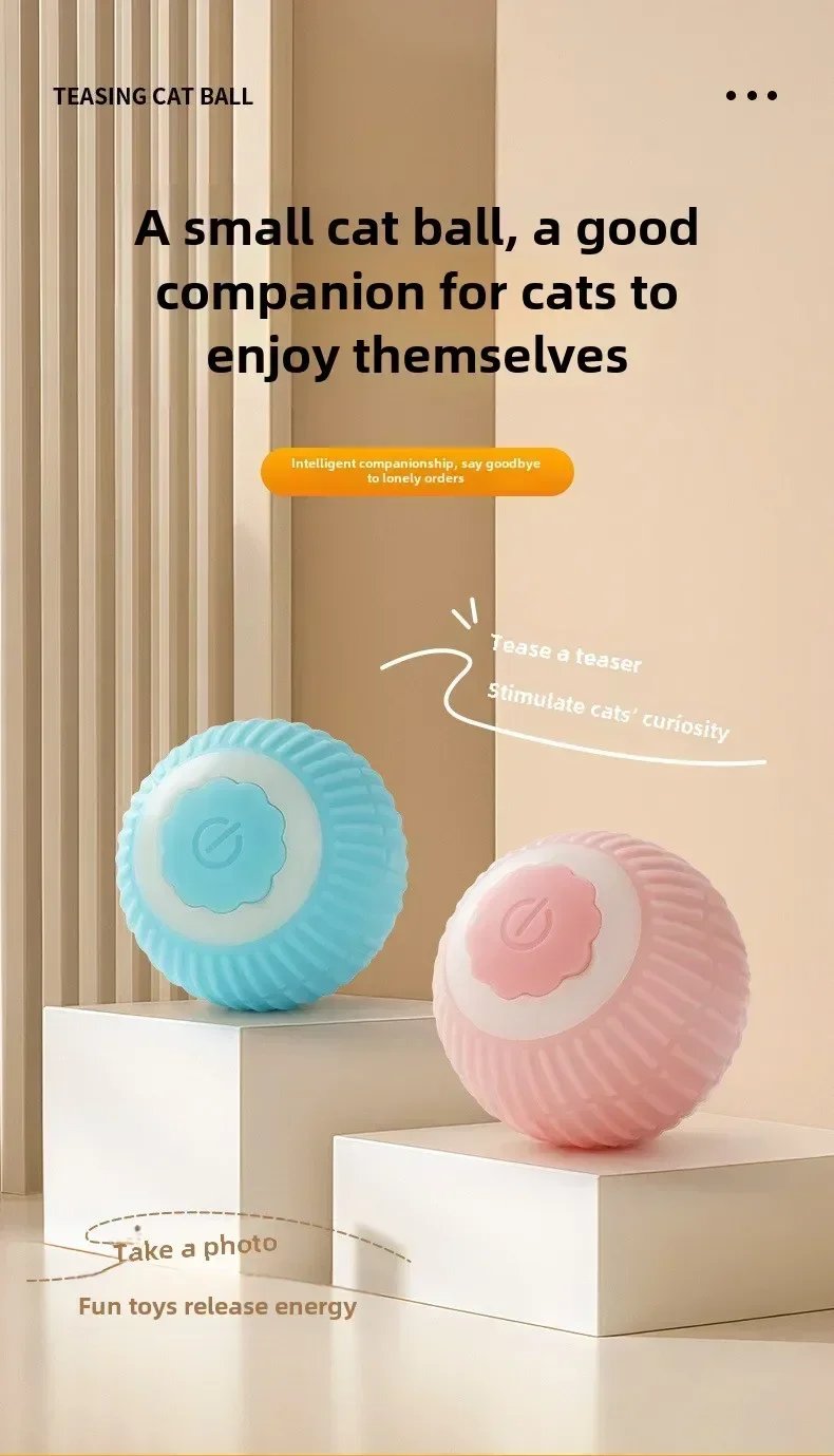 Cat Toys Rechargeable Pet Interactive Automatic Rolling Ball Toy Cats Pet Products New Electric Dog Ball Toy Simulated Tail for Cat Toys Rechargeable Pet Interactive Automatic Rolling Ball Toy Cats Pet Products New Electric Dog Ball Toy Simulated Tail for