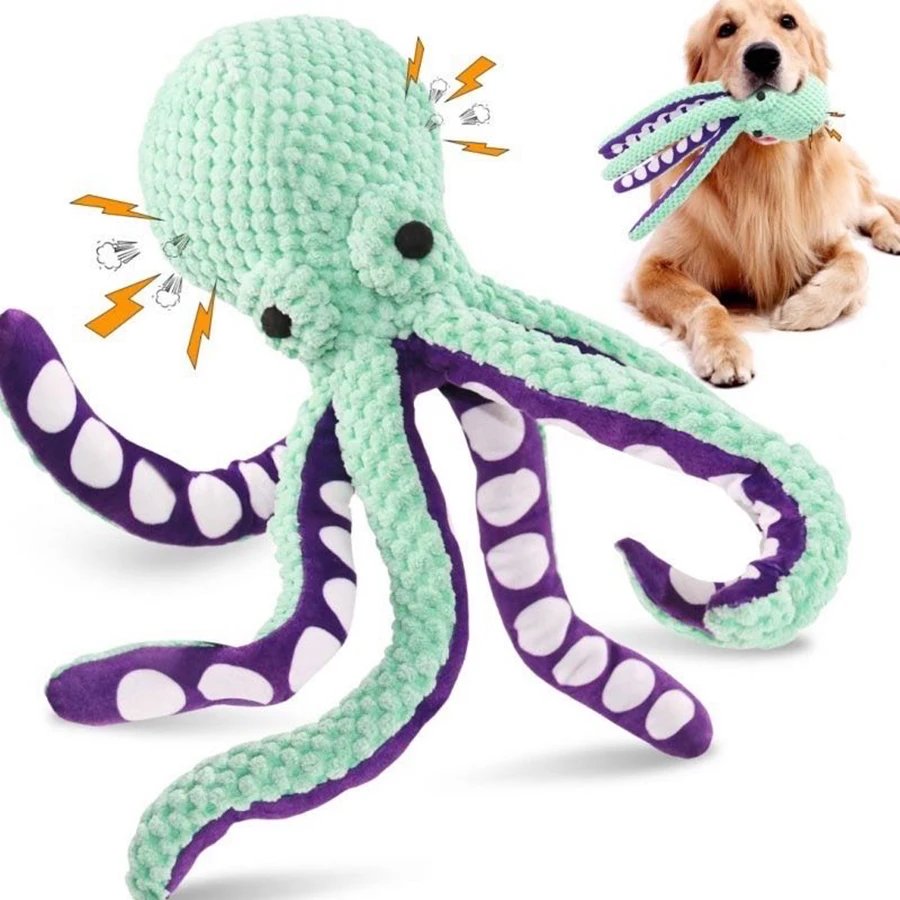 Plush Dog Octopus Toy