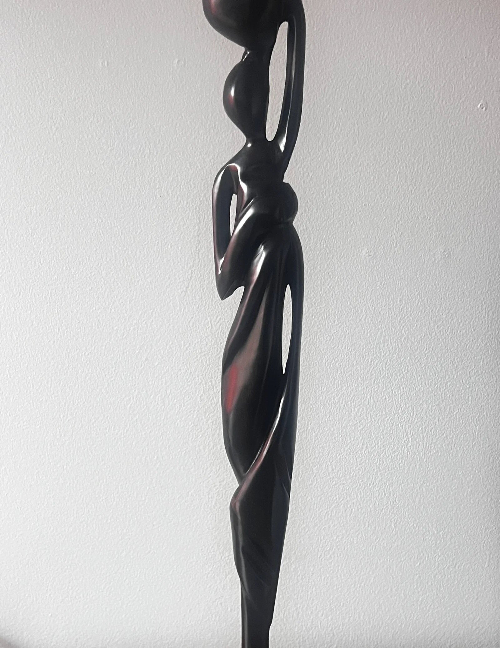 Hand-Carved African Woman