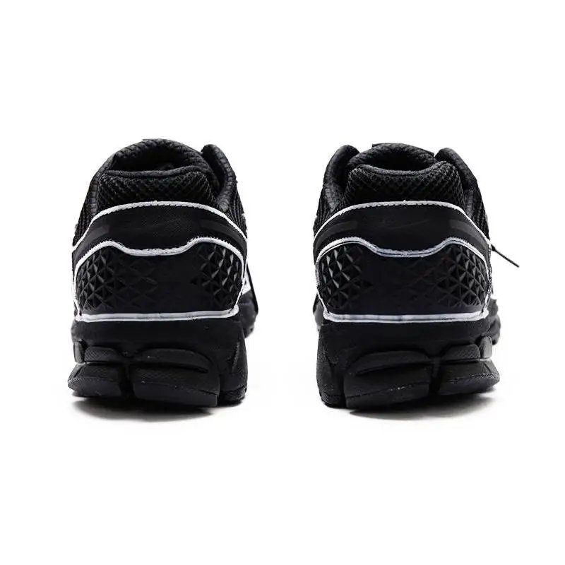 [Custom Cyber Black Knight]Nike Air Zoom Vomero 5 Running Shoes Unisex Low-Top Black White